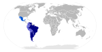 Localização do Mercosul